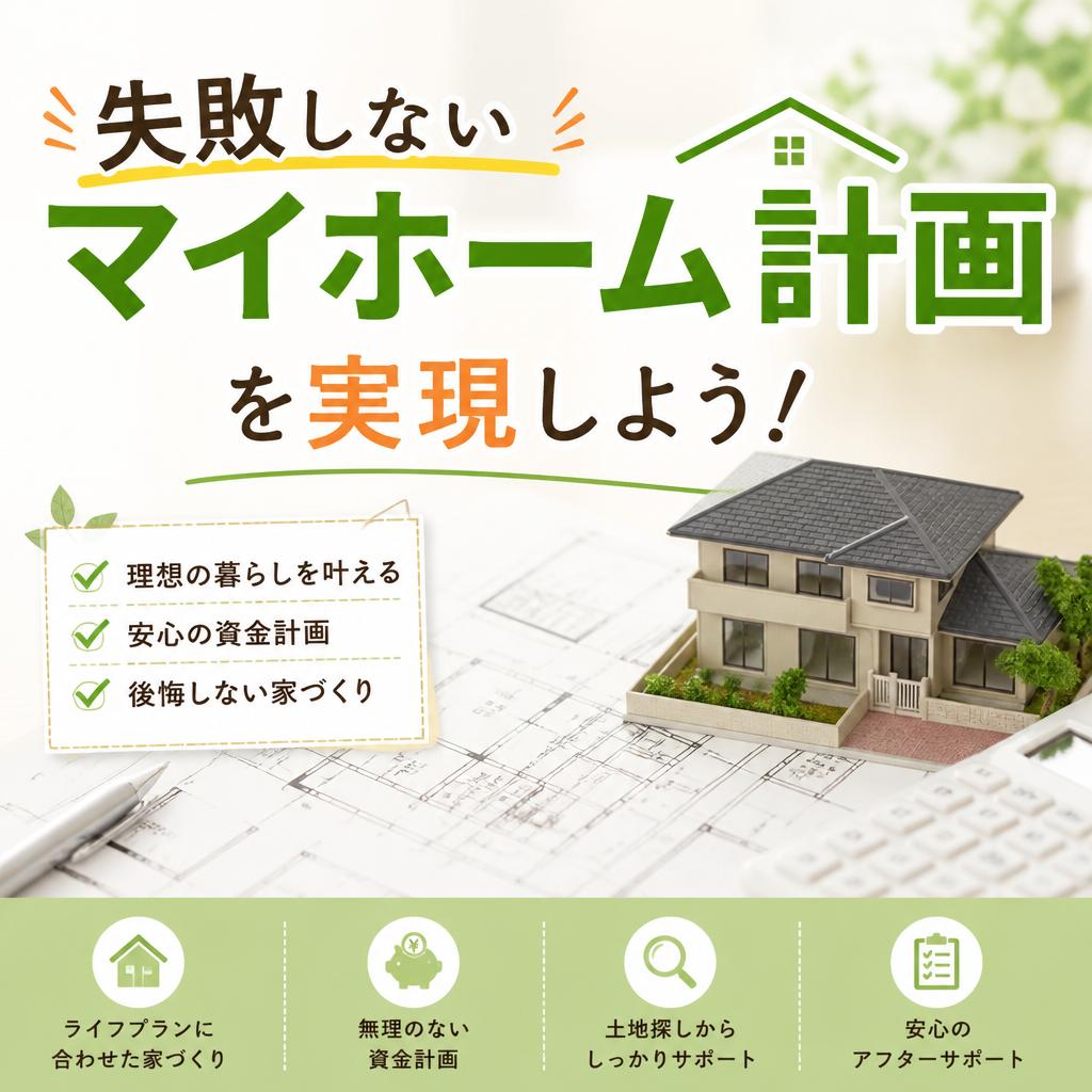 失敗しないマイホーム計画を実現しよう！