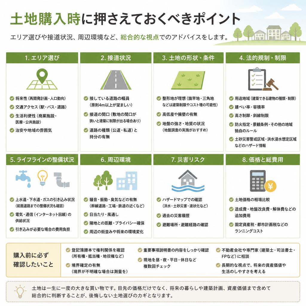 失敗しない土地購入のポイント