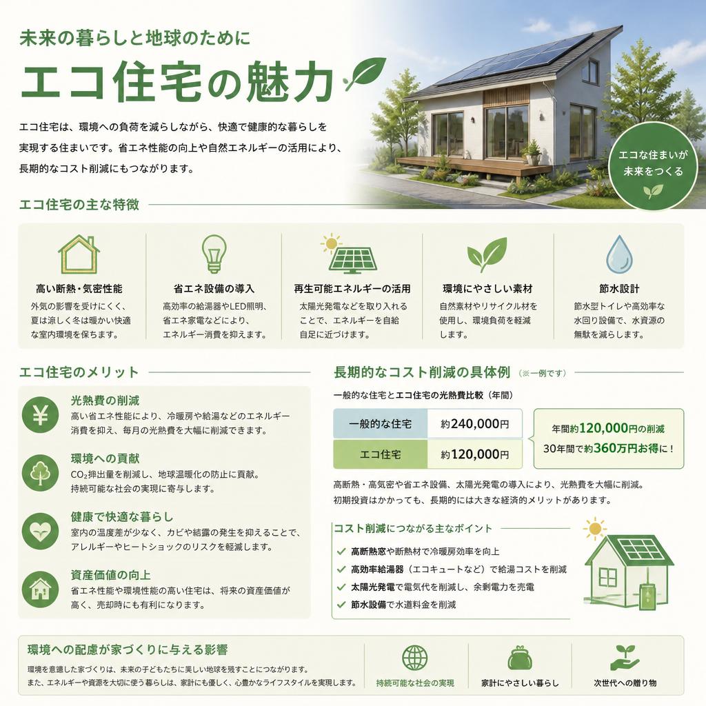 エコ住宅の導入メリット